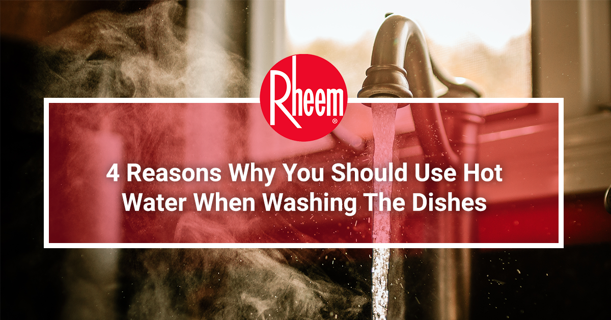 4 reasons why you should use hot water when washing the disease
