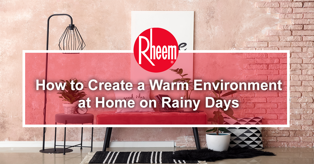 How to create a warm environment at home on rainy days banner