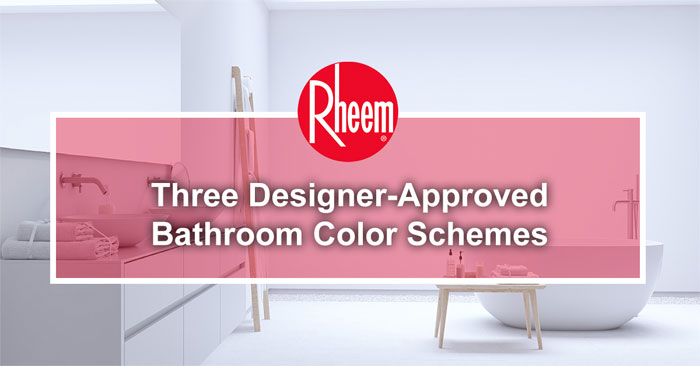Three designer-approved bathroom color schemes banner
