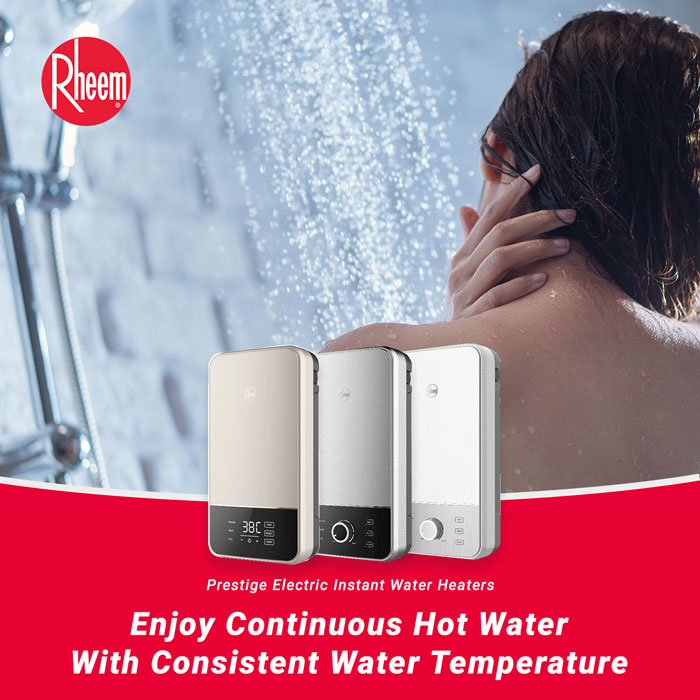 Three types of prestige electric instant water heater