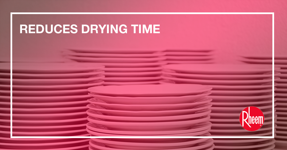 reduces drying time