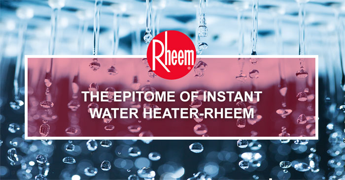 Banner of the epitome of instant water heater
